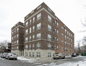 Photograph of the Marwood apartment building