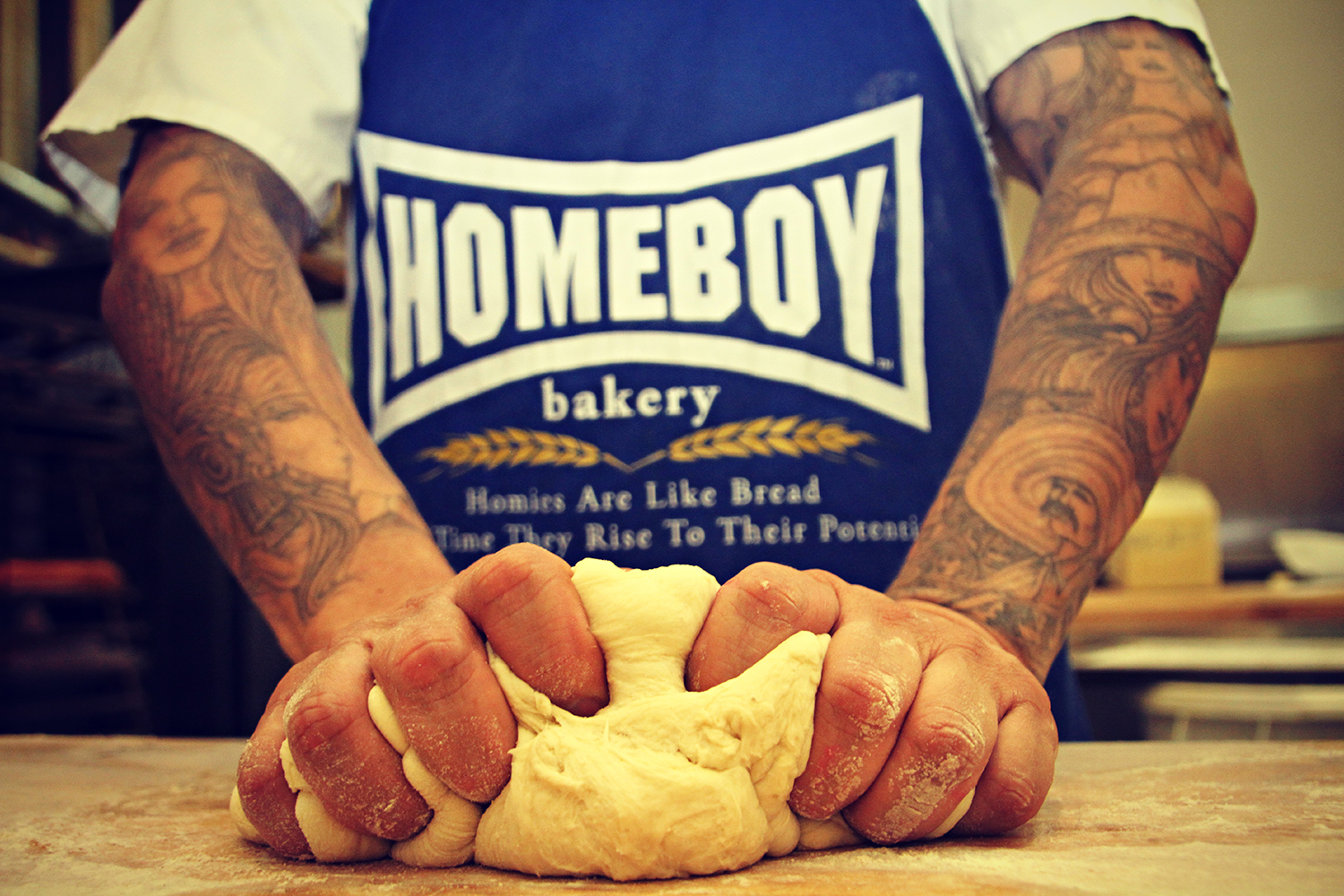 ​Homeboy Industries in Los Angeles supports returning citizens with employment and training.