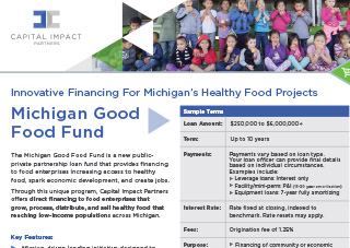 Download "Michigan Good Food Fund" (PDF)