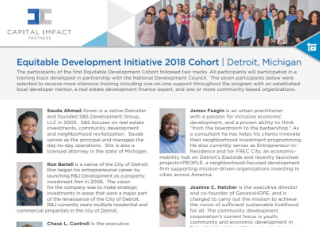 Download "EDI Detroit Cohort Biographies 2018" Fact Sheet (PDF)