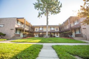 Two-story apartment complex
