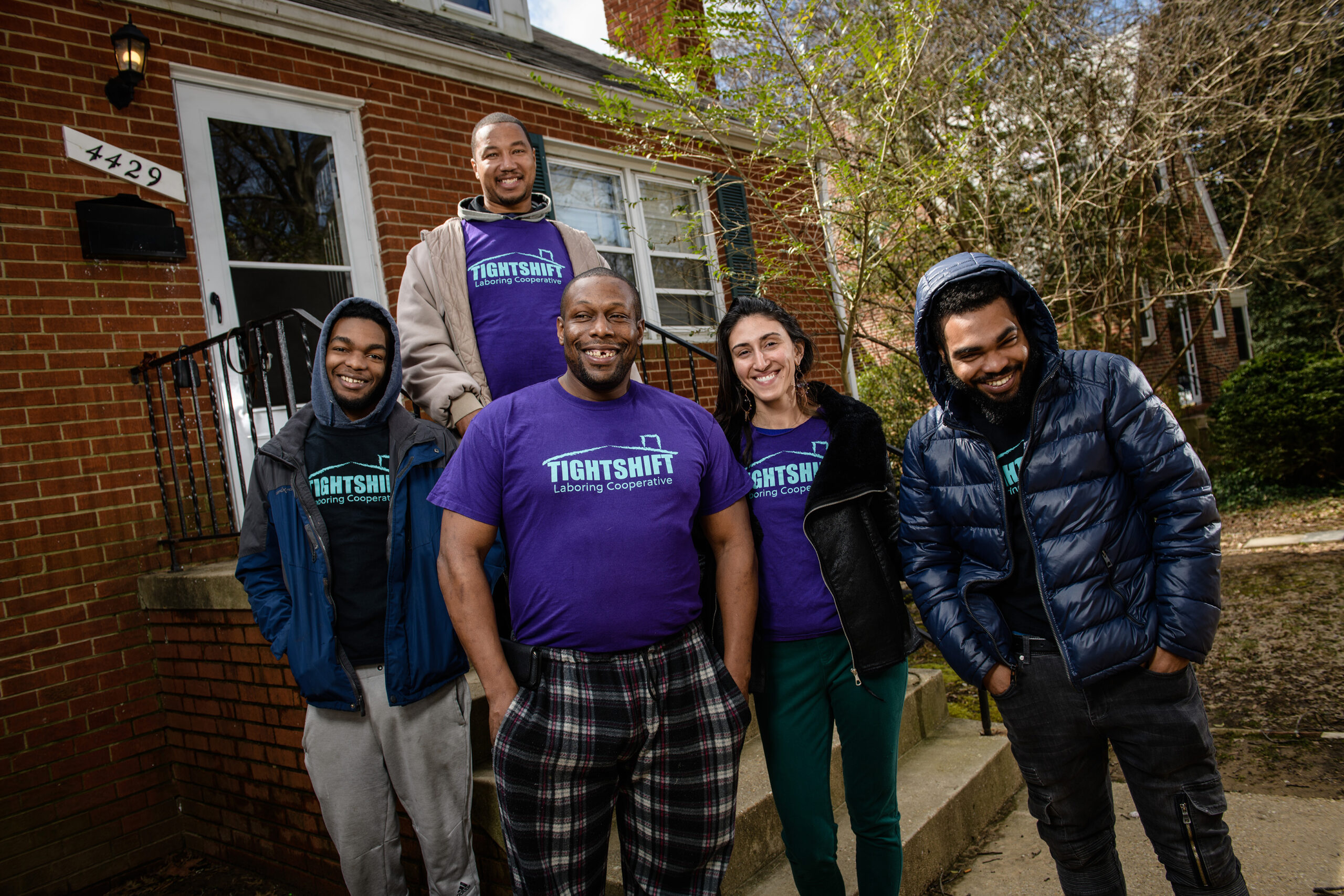 Members and apprentices of Tightshift Laboring Cooperative