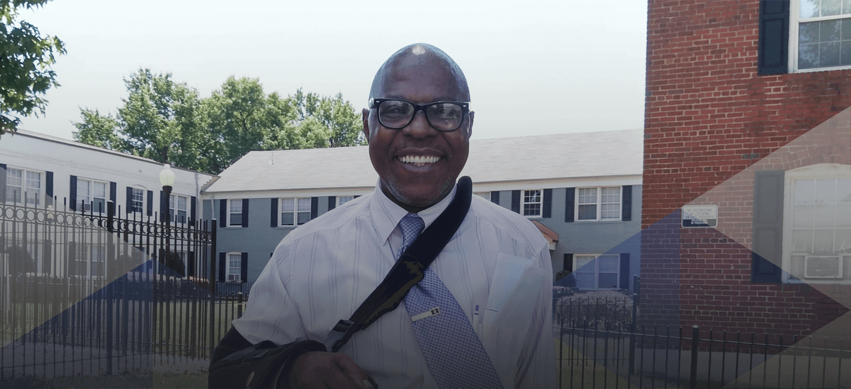 Older adult patient poses with doctor