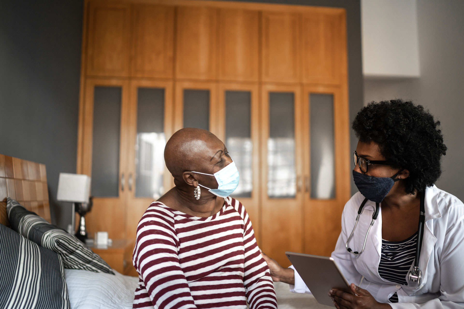 Doctor and woman in consultation