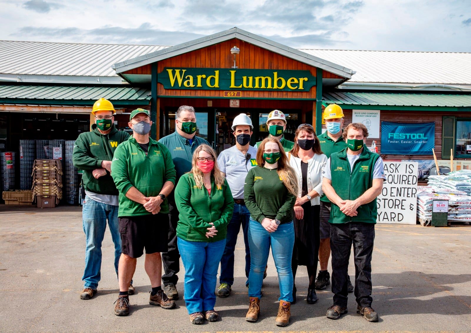 The newly minted worker owners of Ward Lumber