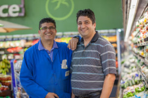 Sam Shina in his grocery store Imperial Fresh Market