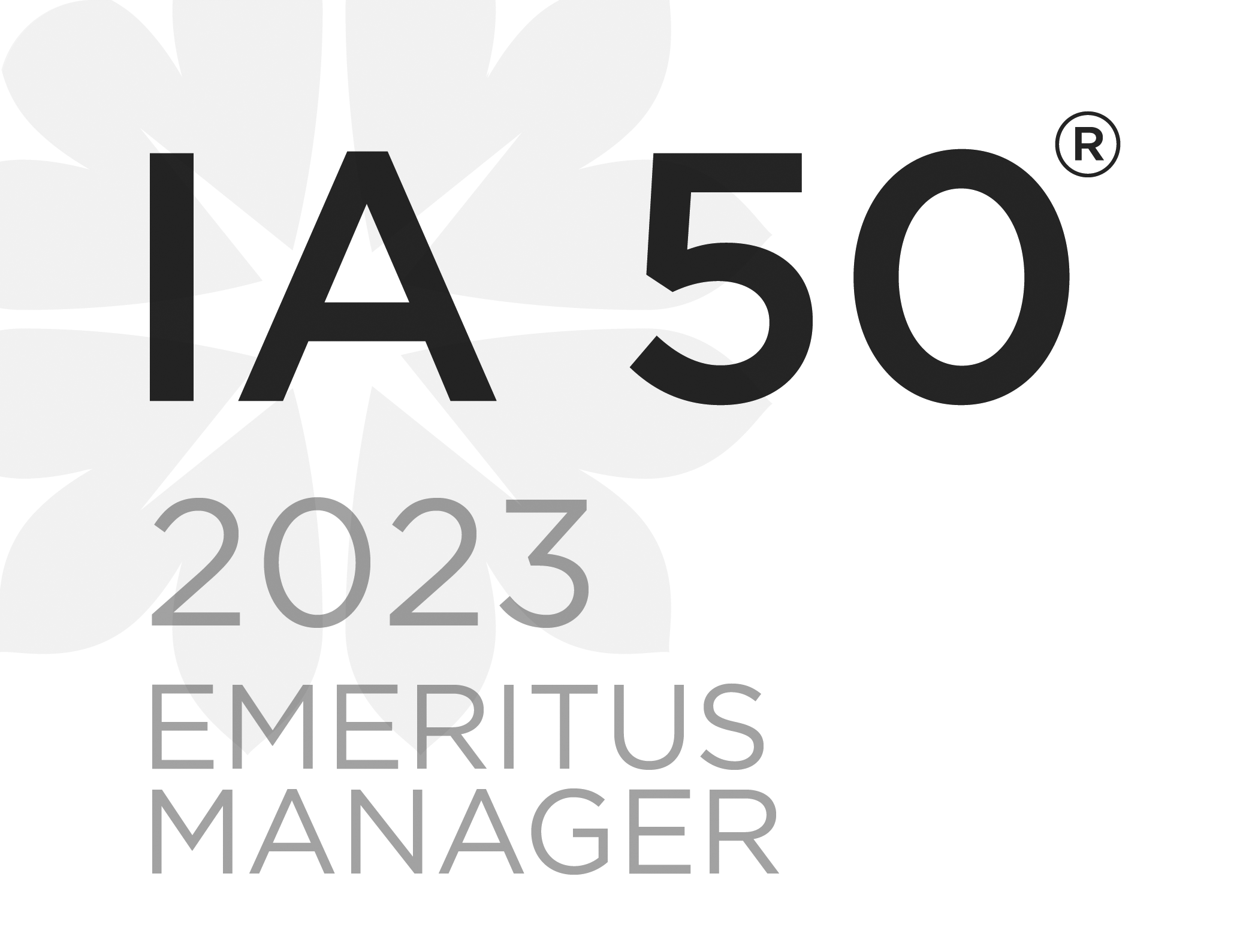 ImpactAssets 50 2023 emeritus manager logo