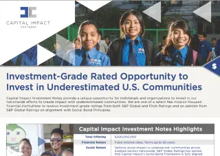 Download "Capital Impact Investment Note Fact Sheet" (PDF)