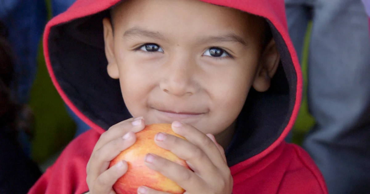 The Produce on the Go mobile farmers market feeds families located in food deserts across northern California.