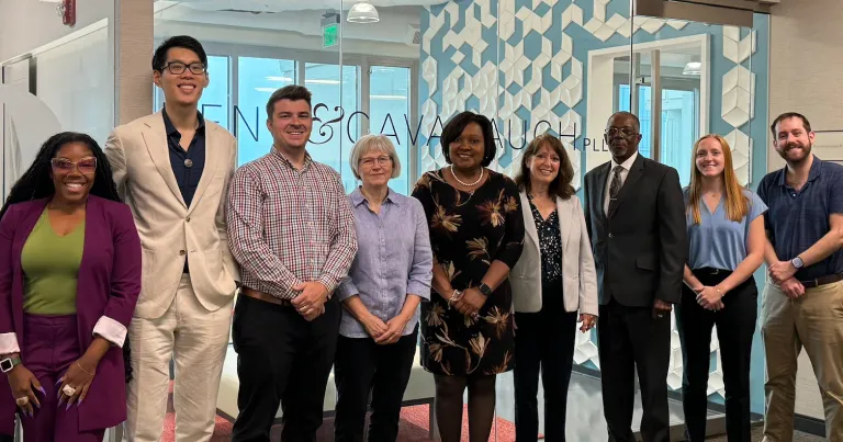 Members of the Nashville Equitable Housing Cooperative, a Capital Impact Partners 2025 Co-op Innovation Award winner, pose together as they celebrate being about to use the award to develop the Cooperative Community Playbook.