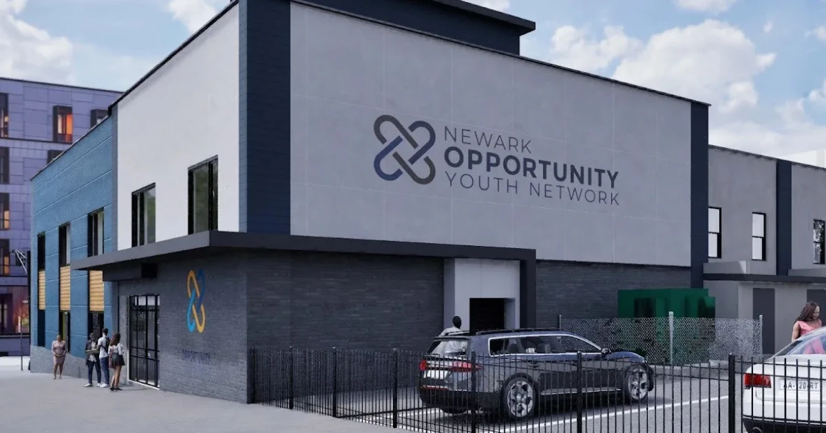 Renovated YouthBuild Newark facility in New Jersey, supporting LEAD Charter School through NMTC financing.