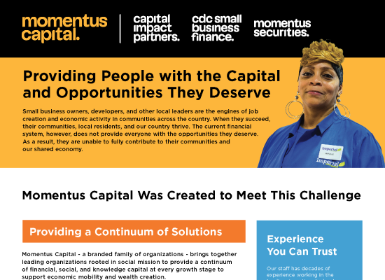 Download "Momentus Capital Overview" (PDF)